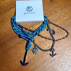 Gemma Simone Voyage Anklet & Wrap Bracelet Set